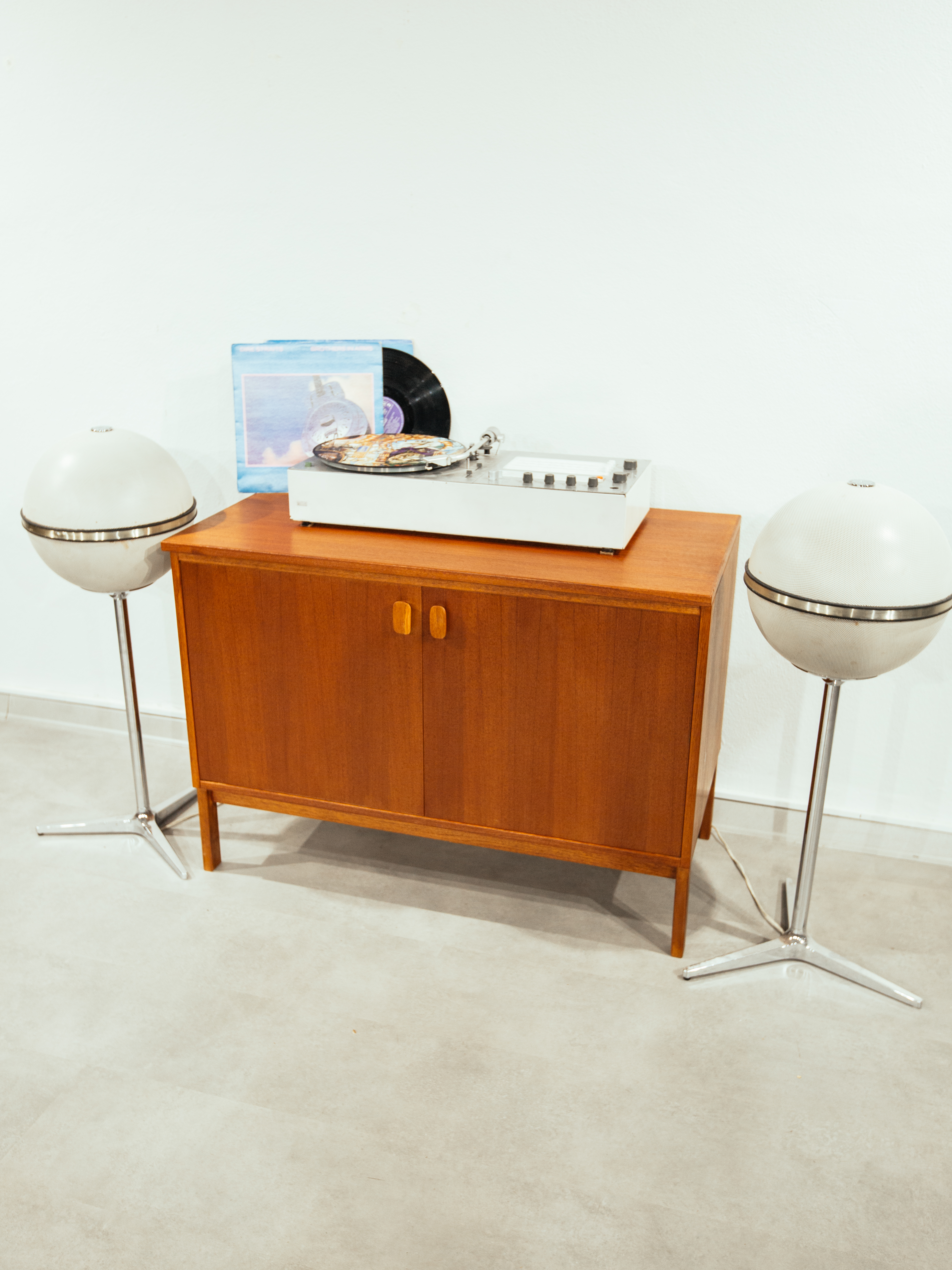 1960s , teak ağacı mini konsol